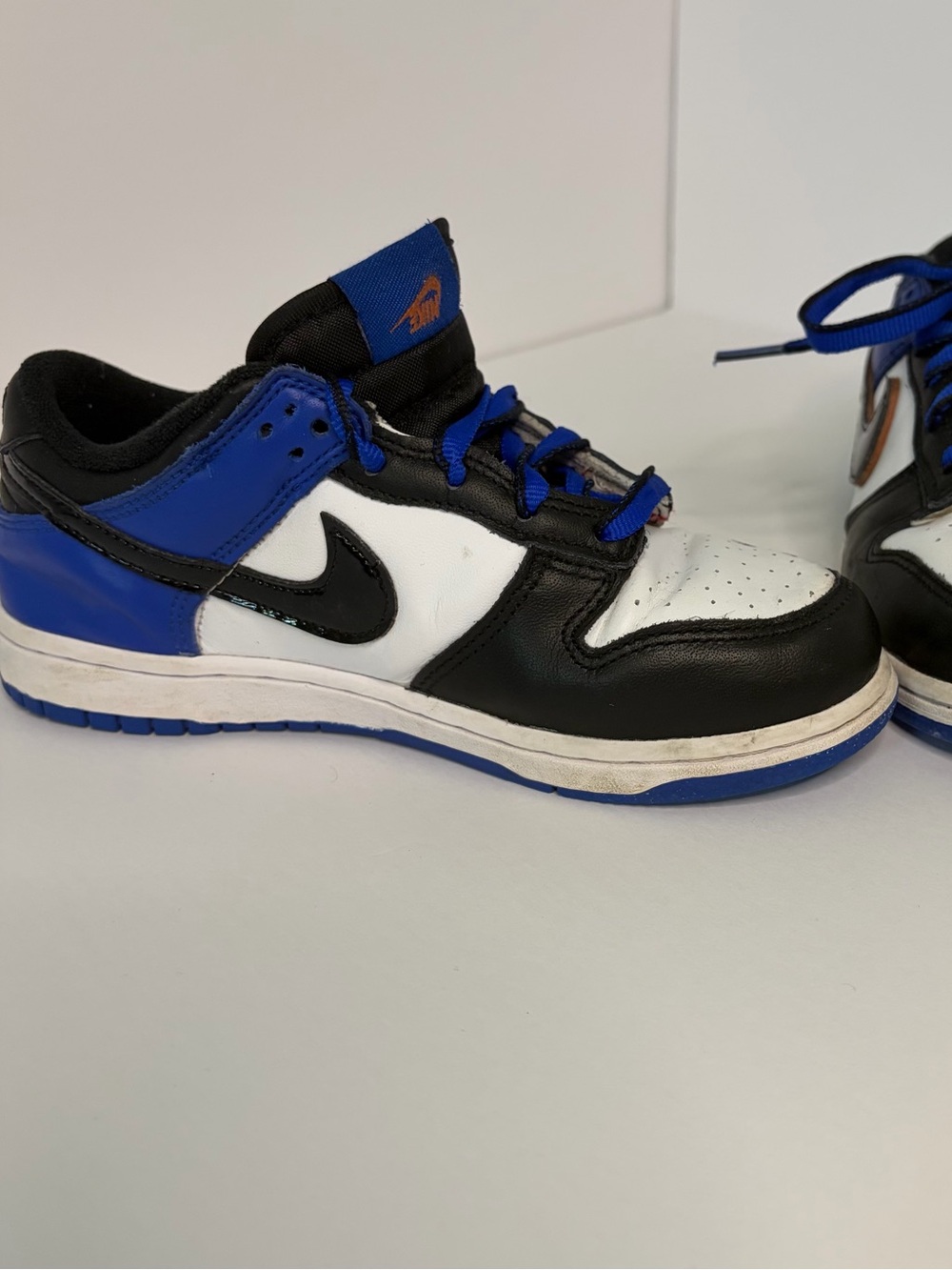 Nike Dunk Low SE PS “Dance Party” White/Black/Racer Blue - Size 2.5Y